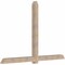 Ekena Millwork Eugene Smooth Timber Gable Bracket, Douglas Fir, 108"W x 72"H x 5 1/2"D x 5 1/2"F, 16/12 Pitch GBW108X72X0606EUG00SDF - alternate 5